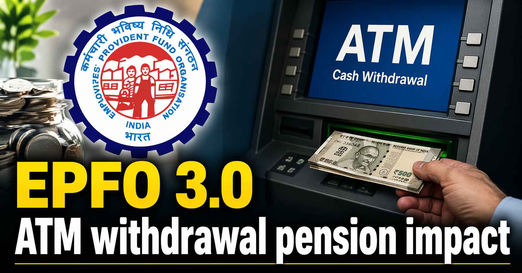 EPFO 3.0 ATM withdrawal pension impact